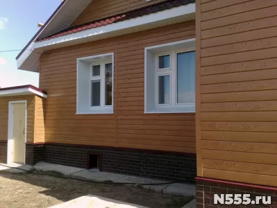 Обшивка фасада в Белинском, замена кровли и ремонт