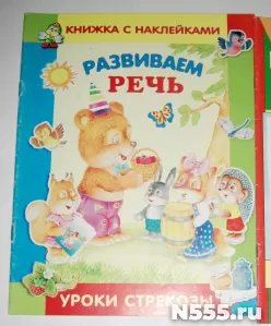Книжка с наклейками развиваем речь уроки стрекозы Попова И.