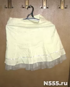 Летняя юбка женская желтая