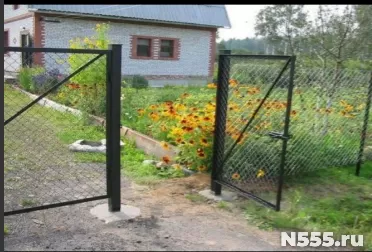 Ворота распашные, Калитка, Столбы для забора
