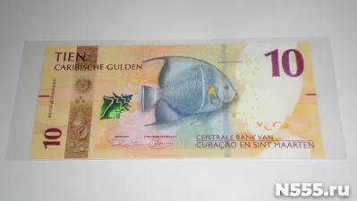 Кюрасао и Синт-Мартен, 10 гульденов, 2025 г., Unc .