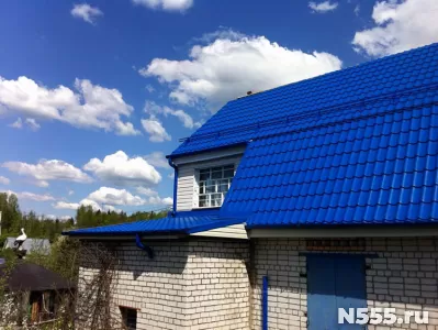 Построим скатную крышу, заменим кровлю на крыше