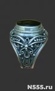 Кольцо перстень печатка серебро филигрань